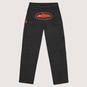 Corteiz Guerillaz Cargos Black/Red