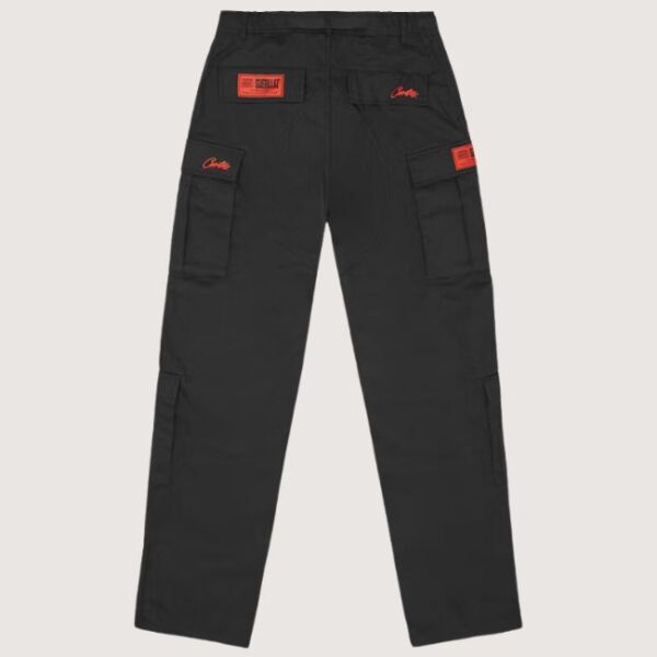 Corteiz Guerillaz Cargos Black/Red