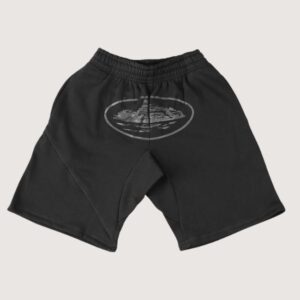 Corteiz Alcatraz Shorts Triple Black