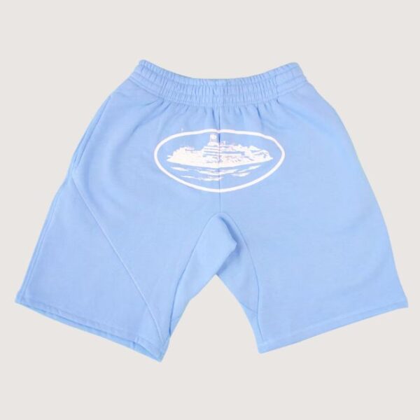 Corteiz Alcatraz Shorts Baby Blue