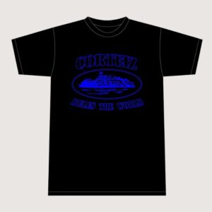 Corteiz Alcatraz T-Shirt Black/Blue