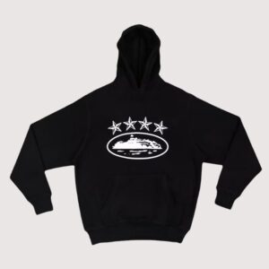 Corteiz 4Starz Alcatraz Hoodie Black