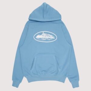 Corteiz Alcatraz Hoodie Baby Blue