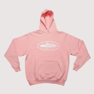 Corteiz Alcatraz Hoodie Baby Pink