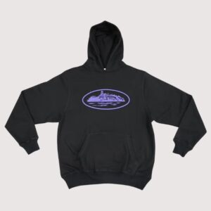 Corteiz Alcatraz Hoodie Black/Purple