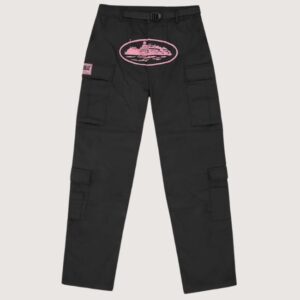 Corteiz Guerillaz Cargo Pant Black/Pink