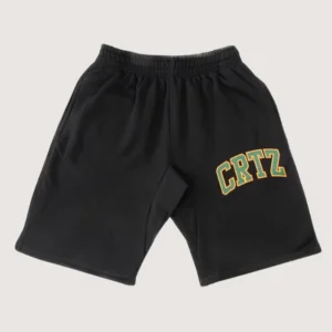 Corteiz Crtz Dropout Shorts Black/Green