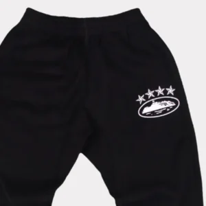 Corteiz 4Starz Alcatraz Sweatpants Black