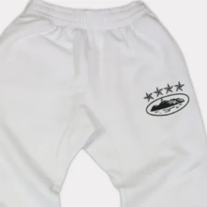 Corteiz 4Starz Alcatraz Sweatpants White