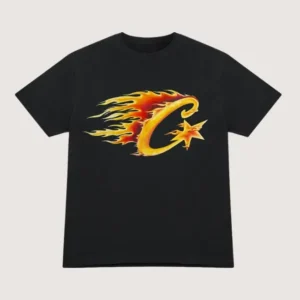 Corteiz Flame C Starz T-shirt Black